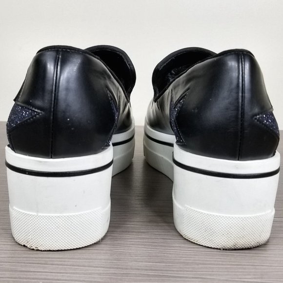 Stella McCartney Binx Stars Slip-On Platform Sneaker,Black, Womens Size 10 / 40 - Picture 5 of 10